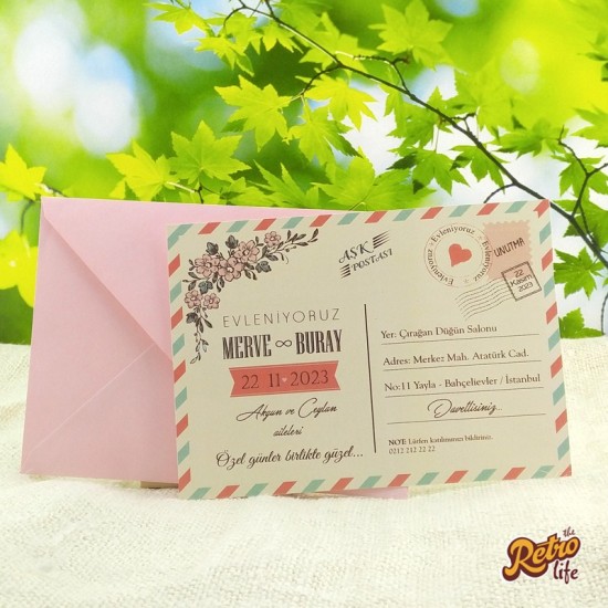 Retro Davetiye 341