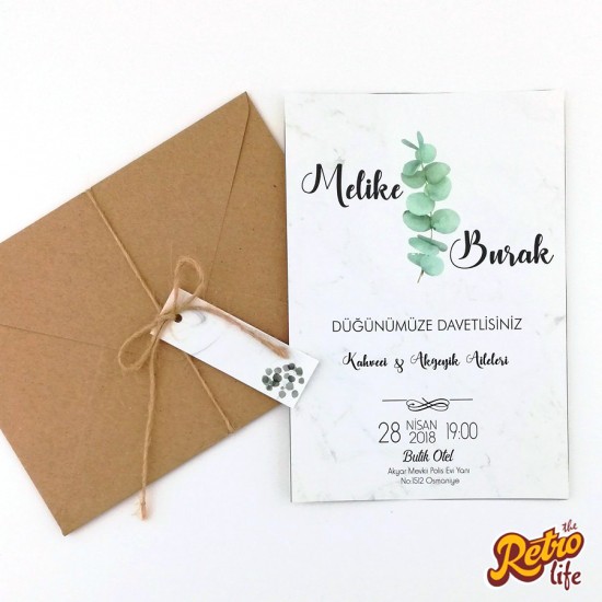 Retro Davetiye 393