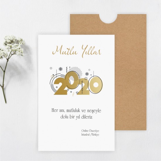 Yılbaşı Tebrik Kartı 1