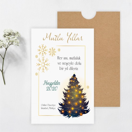 Yılbaşı Tebrik Kartı 9