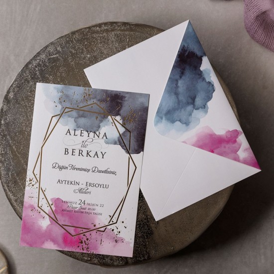 İklim Wedding Davetiye 8409