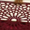 Bordo Lazer Kesim Davetiye 218