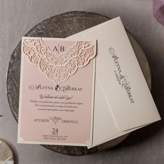 İklim Wedding Davetiye 8377