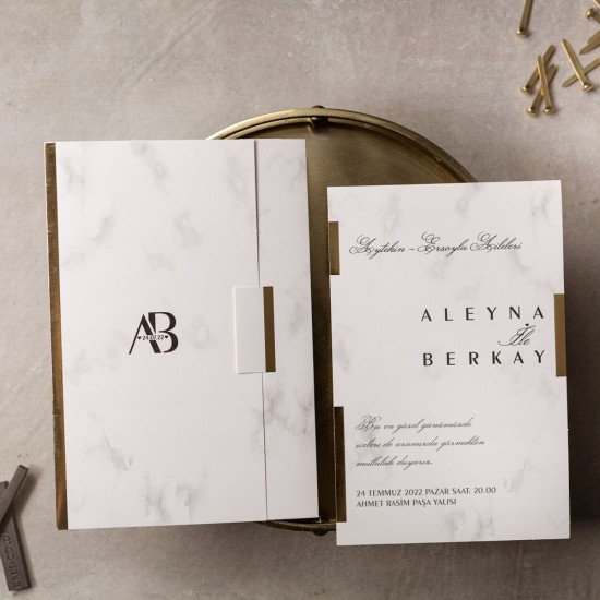 İklim Wedding Davetiye 8395