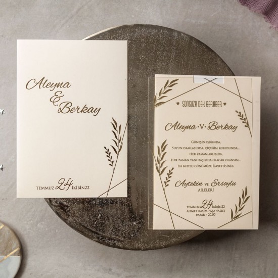 İklim Wedding Davetiye 8401