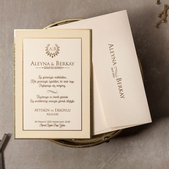 İklim Wedding Davetiye 8402