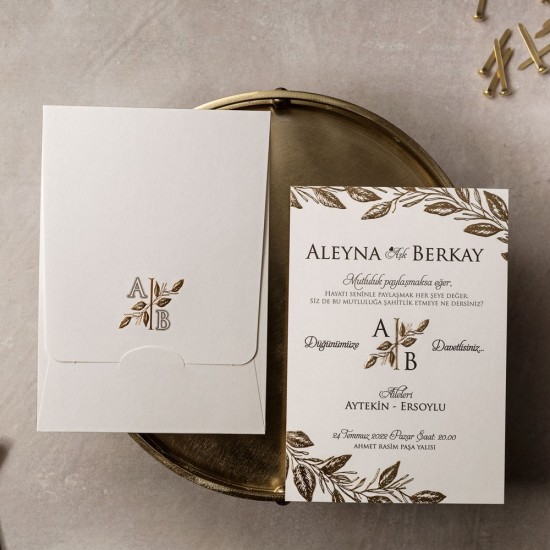 İklim Wedding Davetiye 8408