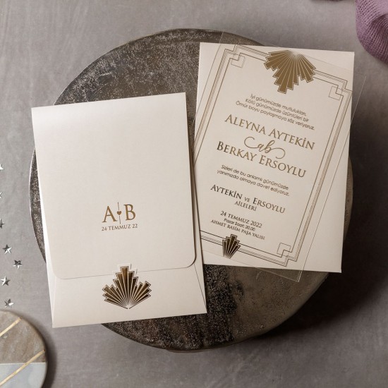 İklim Wedding Davetiye 8429