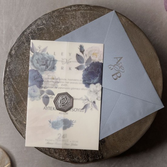 İklim Wedding Davetiye 8438