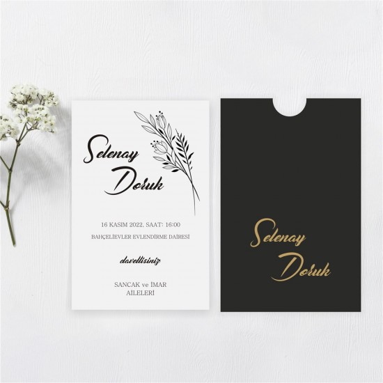 Retro Ekonomik Davetiye 528