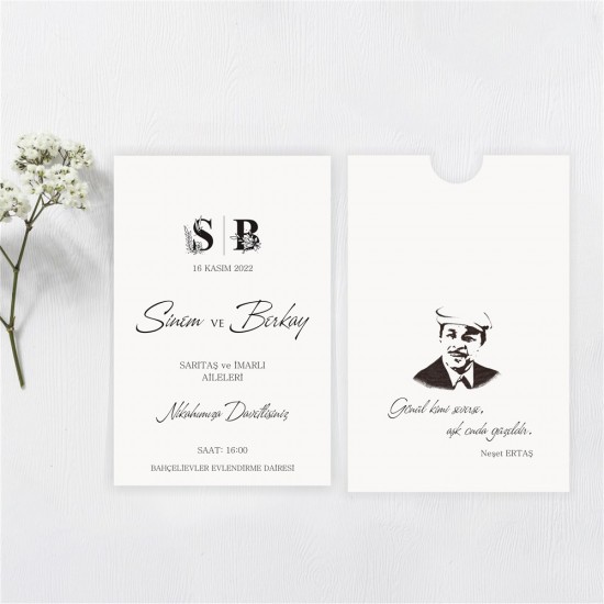 Retro Ekonomik Davetiye 534