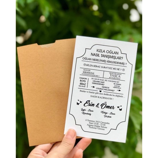 Retro Ekonomik Davetiye 592